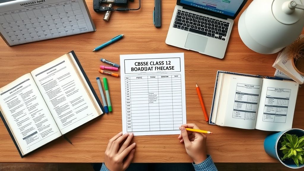 Class 12th CBSE Board Exam Date Sheet 2025