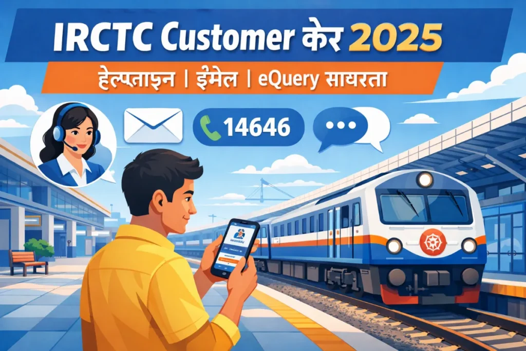 IRCTC Customer Care Number 2025 | Helpline, Email & eQuery Support